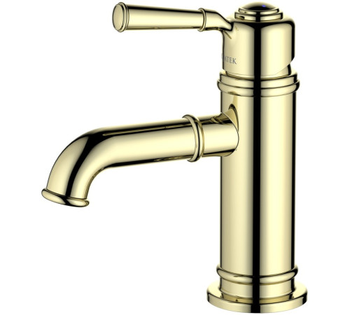 Смеситель для раковины Aquanet Классик без донного клапана полированное золото AQ1510PG