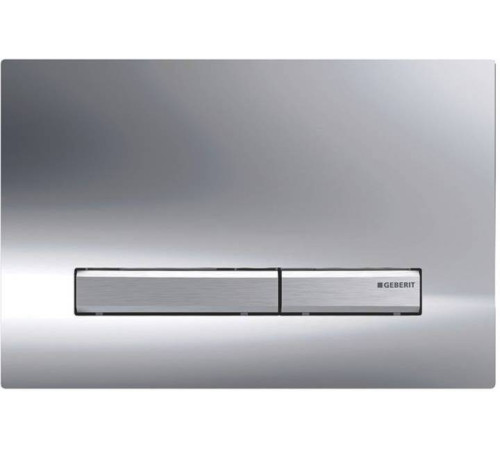 Клавиша смыва Geberit Sigma50 двойной смыв глянцевый хром 115.788.21.2