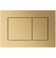 Панель смыва TECE TECEnow для унитаза 220х150х5 мм латунь металлик 9240419