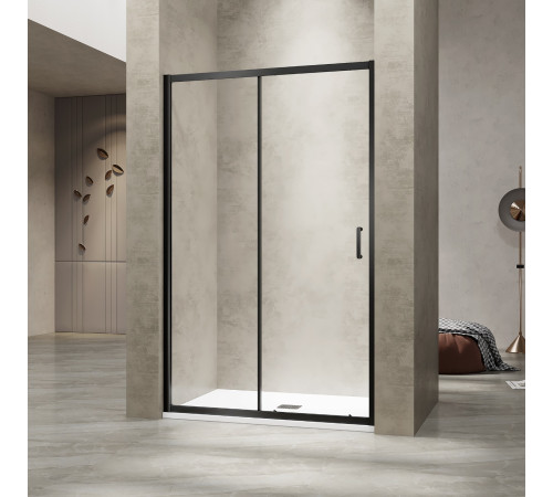 Душевая дверь в нишу RGW PA-114B раздвижная черный 1200 мм 030811412-14