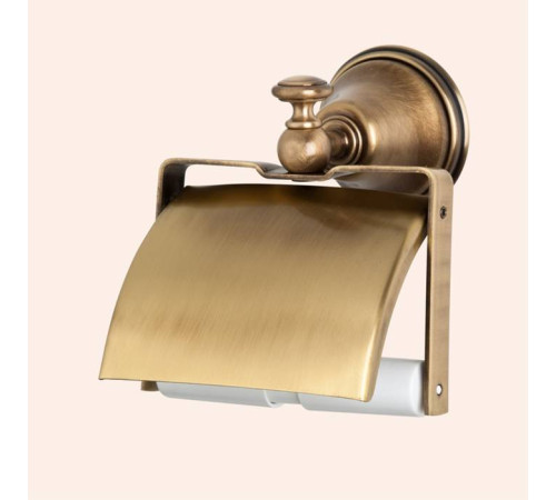 Держатель для туалетной бумаги с крышкой Tiffany World Harmony 219 подвесной бронза TWHA219br