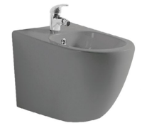 Биде подвесное Splendy Light 370х525х320 мм серый матовый LI10852V1DM