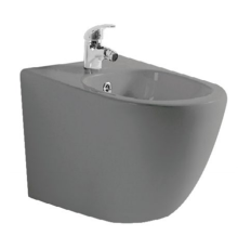 Биде подвесное Splendy Light 370х525х320 мм серый матовый LI10852V1DM