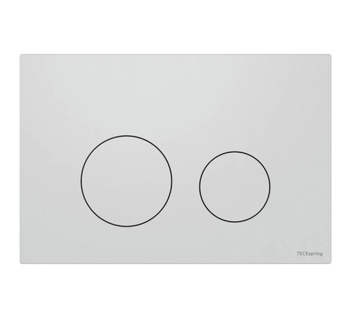 Панель смыва для унитаза TECE TECEspring пластиковая белая матовая S240926