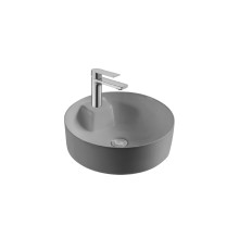 Раковина накладная AQUATON Европа 405x405x140 мм матовый серый AQ5212-MG