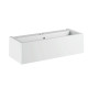 Раковина подвесная Kerasan Kanaal 100x40x25 см 1 отв. белый глянцевый 574301
