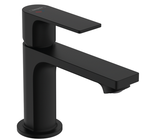 Смеситель для раковины Hansgrohe Rebris E 80 CoolStart черный матовый 72553670