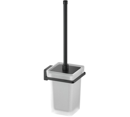 Ершик для унитаза настенный Aquatek Libra матовый черный AQ4310MB