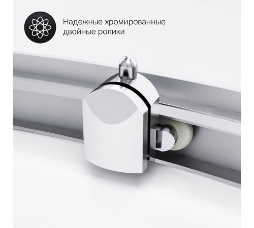 Душевой уголок AM.PM Gem 100х100 см без поддона W90G-401-100WT