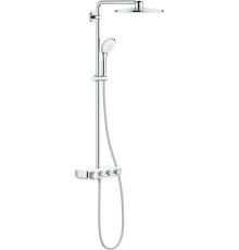Душевая система с термостатом GROHE Euphoria SmartControl 310 DUO белая луна 26507LS0