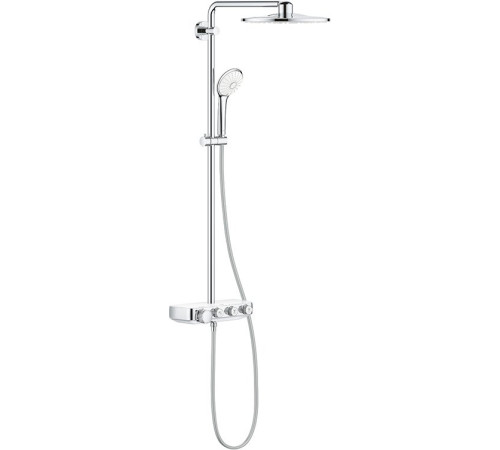 Душевая система с термостатом GROHE Euphoria SmartControl 310 DUO белая луна 26507LS0