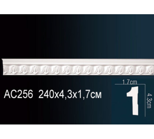 Молдинг полиуретановый Perfect AC256 с орнаментом AC256