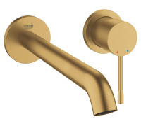Смеситель для раковины GROHE Essence New настенный монтаж L-Size холодный рассвет матовый 19967GN1
