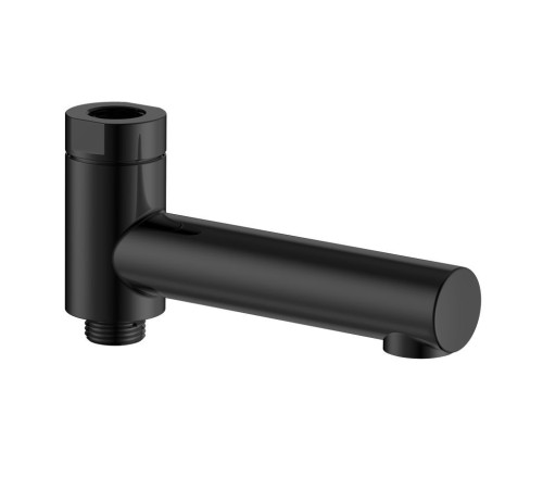 Излив поворотный AQUAMET с картриджем черный матовый AQM8301MB