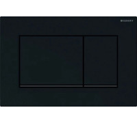 Клавиша смыва Geberit Sigma30 двойной смыв черный глянцевый 115.883.DW.1