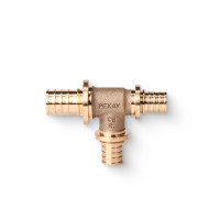 Тройник переходной REHAU Rautitan RX+ 20-16-16 мм бронза 14563221001