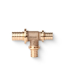 Тройник переходной REHAU Rautitan RX+ 25-20-16 мм бронза 14563341001