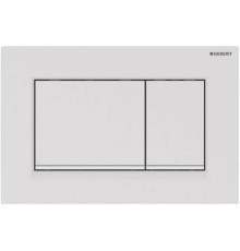 Клавиша смыва Geberit Sigma30 двойной смыв белый матовый 115.883.01.1