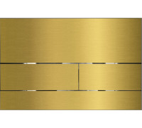 Панель смыва AQUAme нержавеющая сталь золото шлифованное AQM4117BG