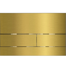 Панель смыва AQUAme нержавеющая сталь золото шлифованное AQM4117BG