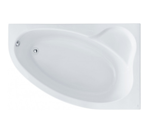 Ванна акриловая асимметричная Santek Эдера 170х100 см правосторонняя 1.WH50.1.663