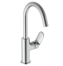 Смеситель для раковины Ideal Standard Ceralife O 21.5 см поворотный излив с донным клапаном хром BE016AA