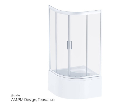 Душевой уголок AM.PM Gem 90х90 см без поддона W90G-401A090WT