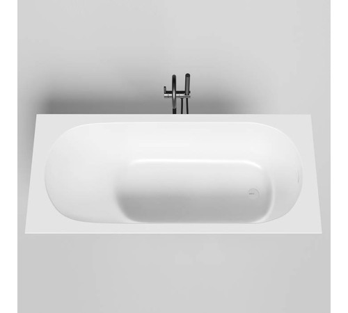 Ванна встраиваемая Salini Ornella Kit 170х75х60 см S-Stone белый матовый 102421M