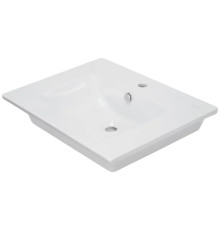 Раковина мебельная Sanita Luxe Quadro 60 610х471х164 мм WB.FN/Quadro/60-C/WHT.G/S