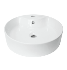 Умывальник накладной Sanita Luxe Best Shelf 43 см Белый WB.CT/Best/43-C.Shelf/WHT.G/S1