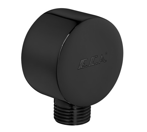 Шланговое подсоединение E.C.A. Minimal матовый черный 102126634C1EX