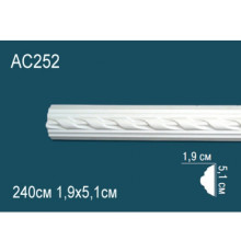 Молдинг полиуретановый Perfect AC252 с орнаментом AC252