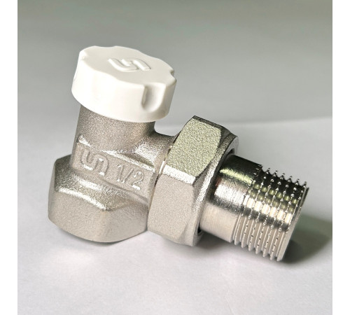 Вентиль обратный угловой Uni-Fitt 1/2 НВ с разъемным соединением 175N2000