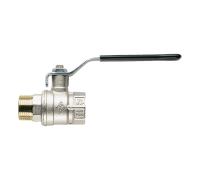 Кран шаровой Rubinetterie Bresciane UNI-SFER 3/4 вн-нар стальная рукоятка 1511050000