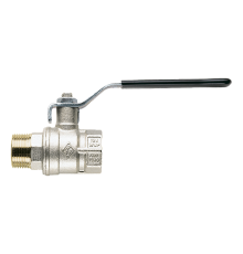 Кран шаровой Rubinetterie Bresciane UNI-SFER 3/4 вн-нар стальная рукоятка 1511050000