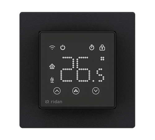 Термостат Ридан RSmart-SB Wi-Fi 230 В чёрный 088L1143R