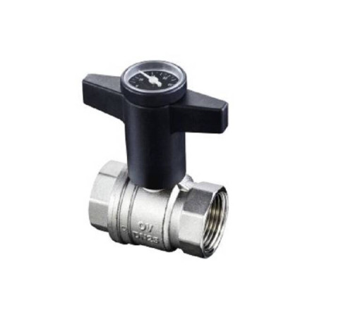 Кран шаровой Oventrop Optibal DN20 3/4 с термометром 1078006