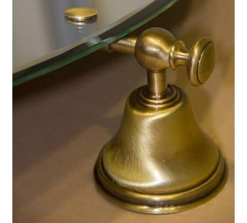 Зеркало овальное Tiffany World Harmony 021 56х66 см вращающееся бронза TWHA021br