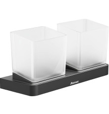 Держатель с двумя стаканами Ravak 10° TD 220.20 черный X07P558