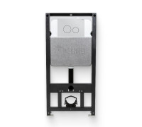 Инсталляция для унитаза REHAU NOVAFLOW с кнопкой NOVA ORB 001 белый глянец 521960