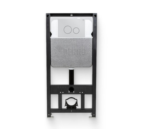 Инсталляция для унитаза REHAU NOVAFLOW с кнопкой NOVA ORB 001 белый глянец 521960