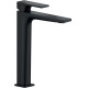 Смеситель для раковины Seven высокий матовый черный SE124128/2BM