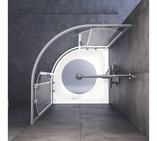 Душевой уголок AM.PM Gem 90х90 см без поддона W90G-401A090WT