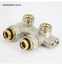 Узел радиаторный угловой перекрестный Pettinaroli 197N 3/4 EK x 3/4 EK 197N3301