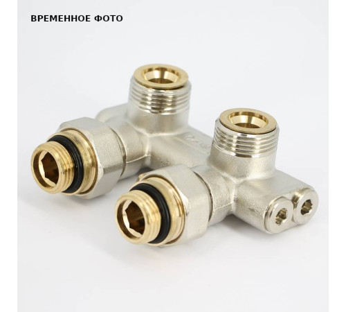 Узел радиаторный угловой перекрестный Pettinaroli 197N 3/4 EK x 3/4 EK 197N3301