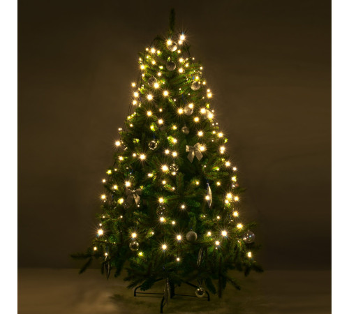 Гирлянда занавес на ель теплый белый 0,451,5м IP20 200-003 теплый белый