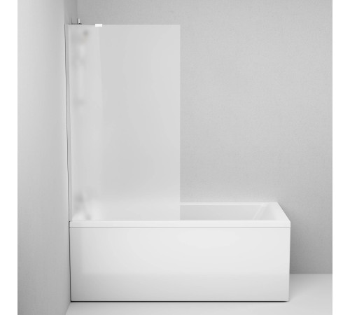 Шторка для ванны AM.PM Gem 80х140 см фиксированная W90BS-080-140CM