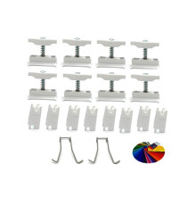 Комплект крепления Zehnder Set CVD (8xBH+CVD0) L=41-60 мм RAL 7016 774809RAL7016