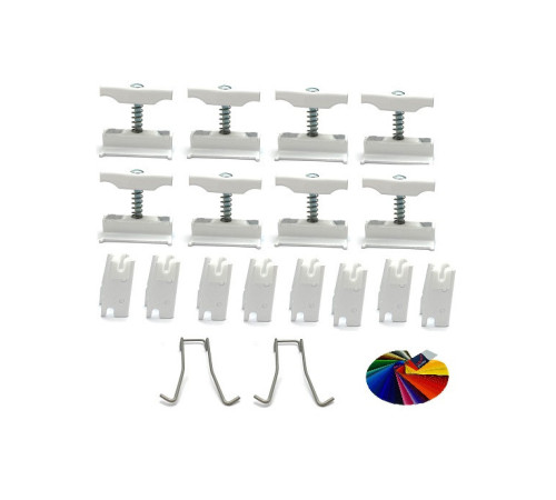 Комплект крепления Zehnder Set CVD (8xBH+CVD0) L=41-60 мм RAL 7016 774809RAL7016