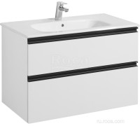 Тумба под умывальник подвесная Roca Domi 785x453x515 мм 2 ящика Белый глянец A857459806